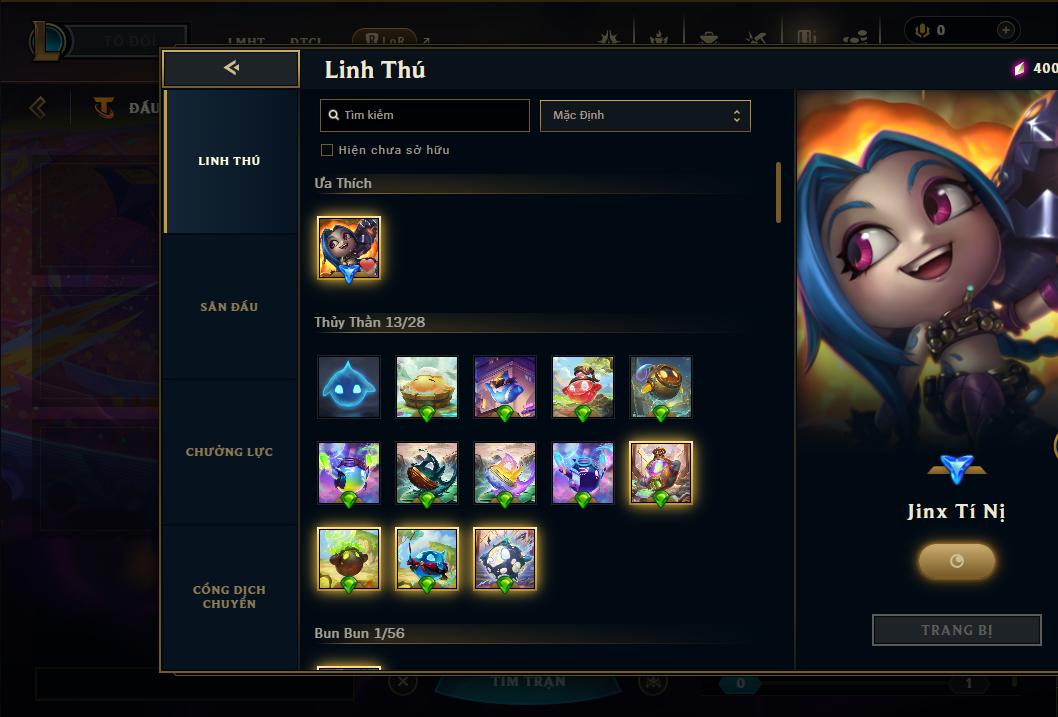 Acc Liên Minh Huyền Thoại/Đấu Trường Chân lý mã số 9357