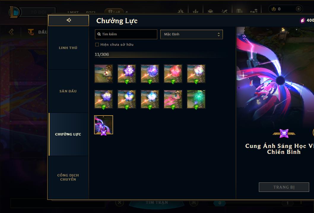 Acc Liên Minh Huyền Thoại/Đấu Trường Chân lý mã số 9357