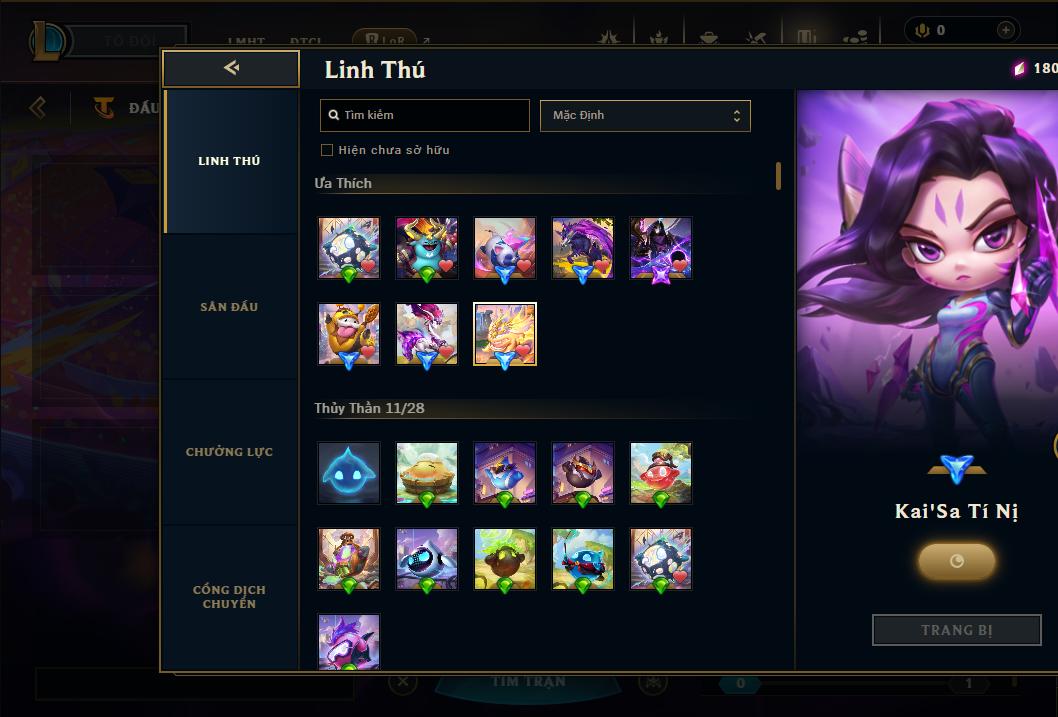 Acc Liên Minh Huyền Thoại/Đấu Trường Chân lý mã số 9358