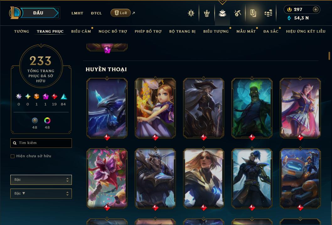 Acc Liên Minh Huyền Thoại/Đấu Trường Chân lý mã số 9362