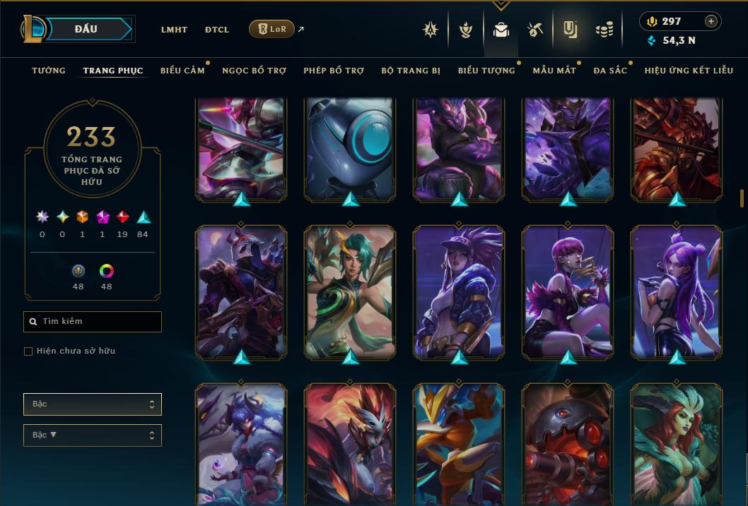 Acc Liên Minh Huyền Thoại/Đấu Trường Chân lý mã số 9362