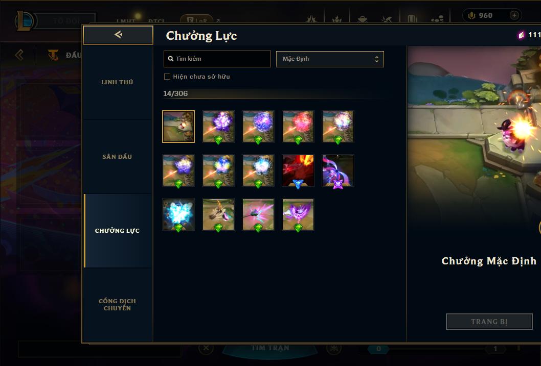 Acc Liên Minh Huyền Thoại/Đấu Trường Chân lý mã số 9364