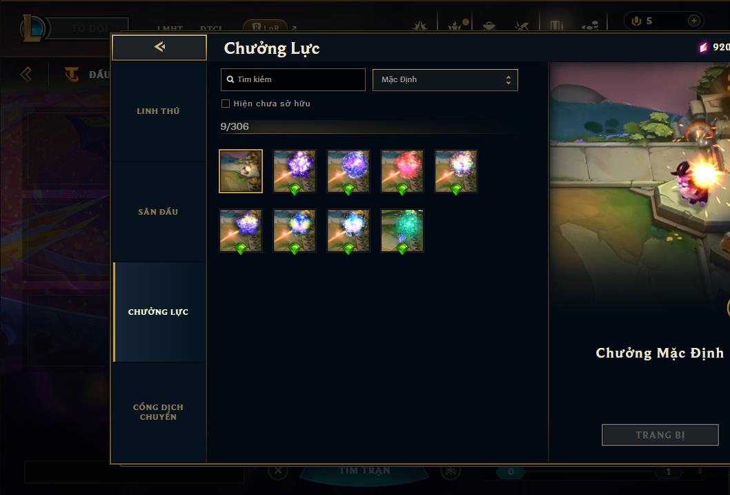 Acc Liên Minh Huyền Thoại/Đấu Trường Chân lý mã số 9365