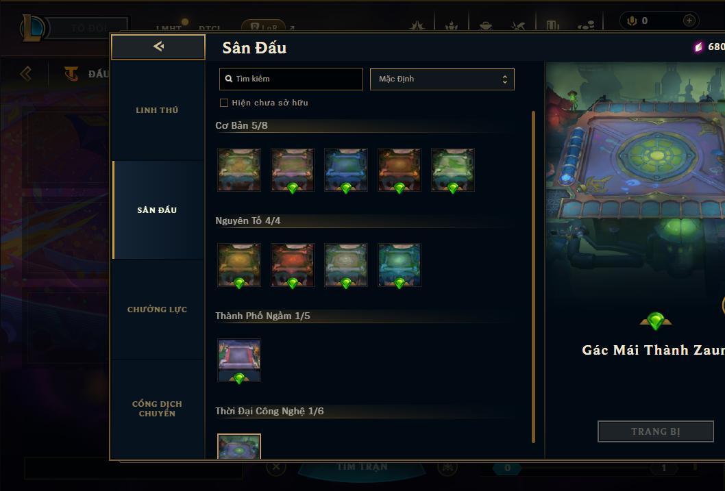 Acc Liên Minh Huyền Thoại/Đấu Trường Chân lý mã số 9366