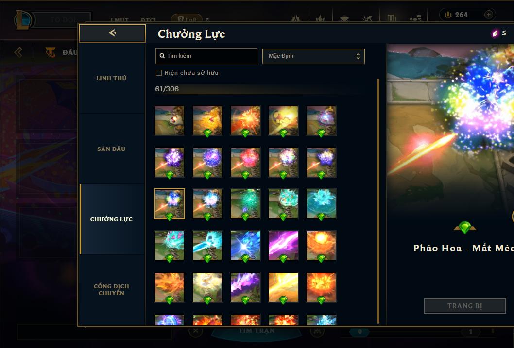 Acc Liên Minh Huyền Thoại/Đấu Trường Chân lý mã số 9367