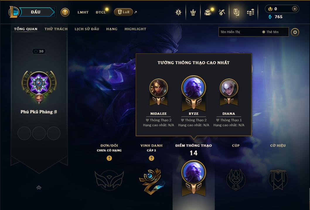 Acc Liên Minh Huyền Thoại/Đấu Trường Chân lý mã số 9370