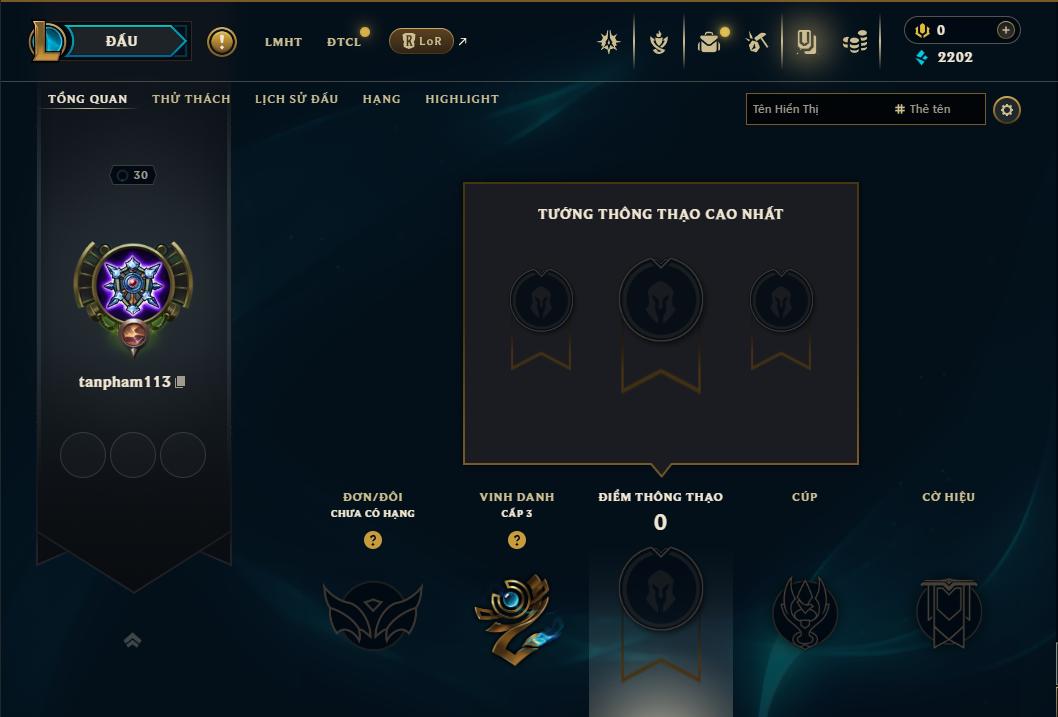 Acc Liên Minh Huyền Thoại/Đấu Trường Chân lý mã số 9378