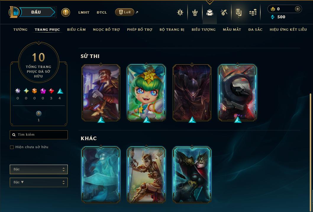 Acc Liên Minh Huyền Thoại/Đấu Trường Chân lý mã số 9379