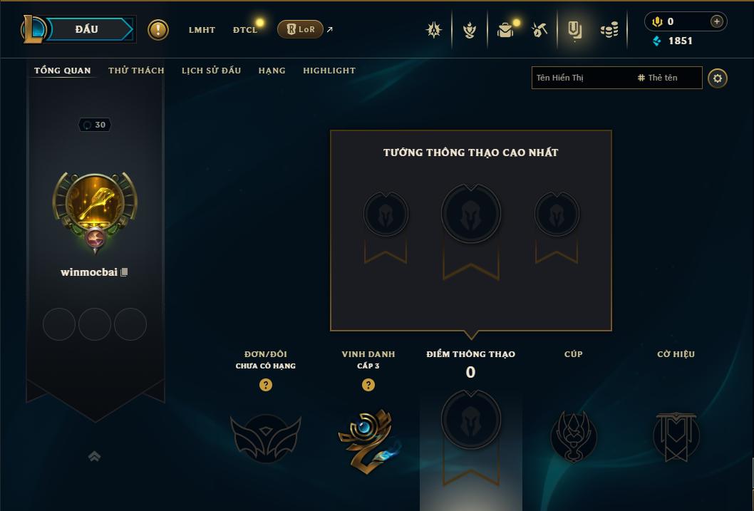 Acc Liên Minh Huyền Thoại/Đấu Trường Chân lý mã số 9389