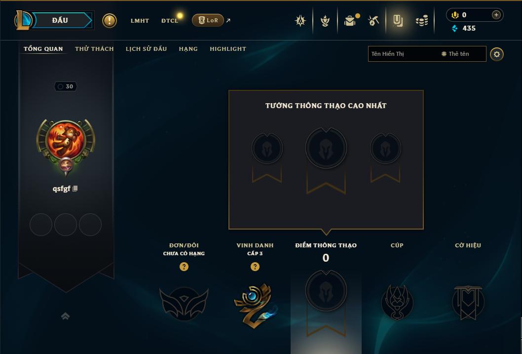 Acc Liên Minh Huyền Thoại/Đấu Trường Chân lý mã số 9397