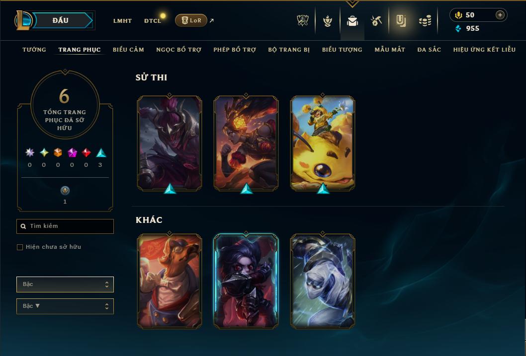 Acc Liên Minh Huyền Thoại/Đấu Trường Chân lý mã số 9402