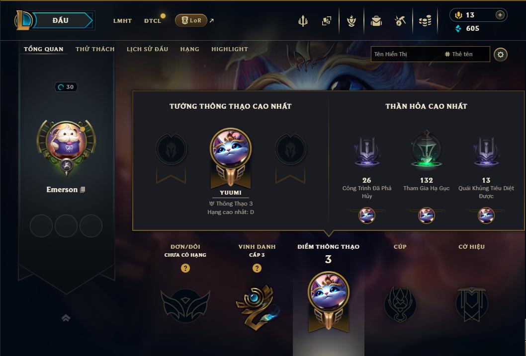 Acc Liên Minh Huyền Thoại mã số 9467