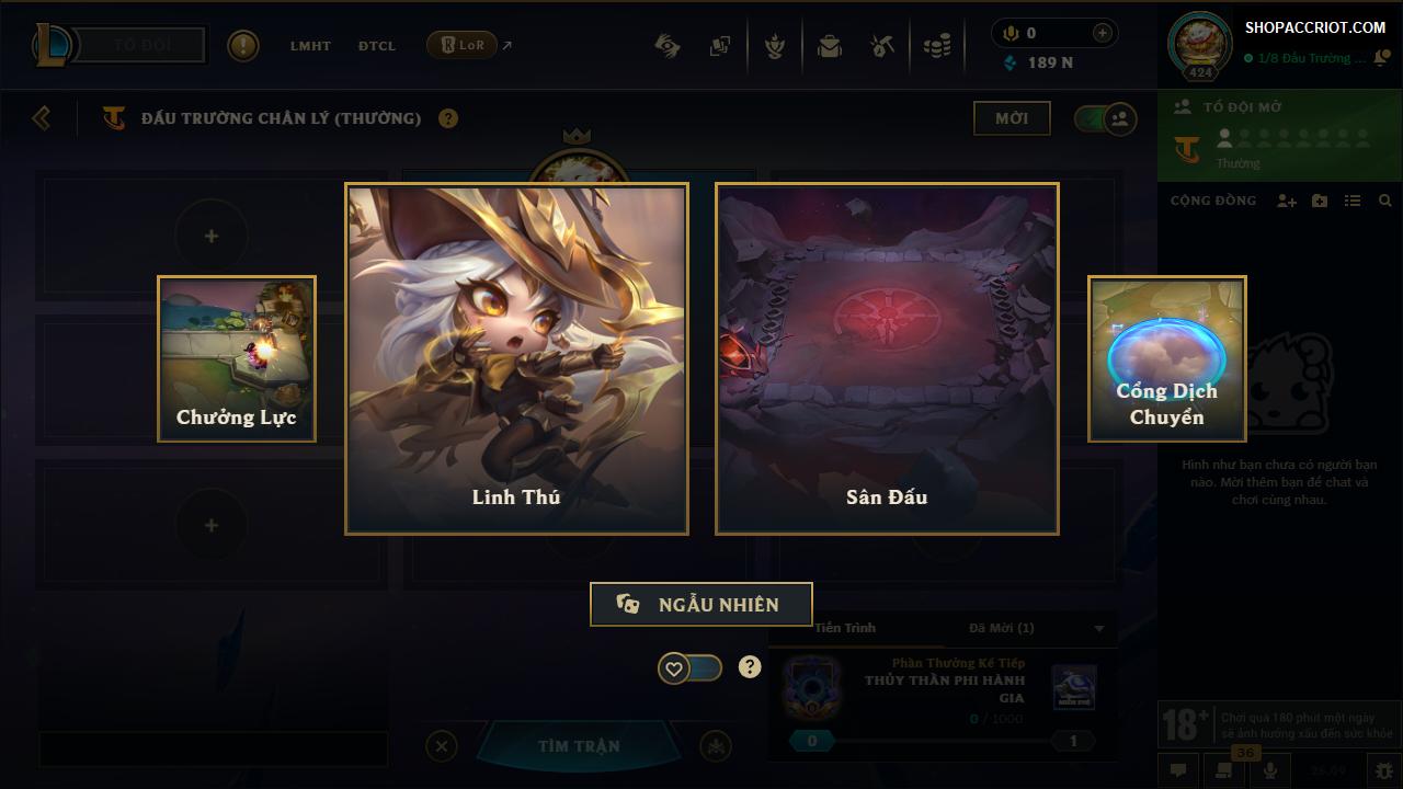 Acc Liên Minh Huyền Thoại mã số 9738